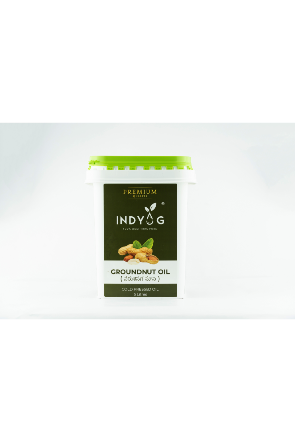 Indyug Cold-press Groundnut Oil 5 Litre