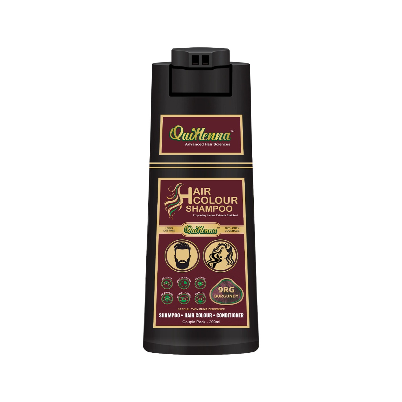 Hair Colour Shampoo- 9RG Burgundy 200ml